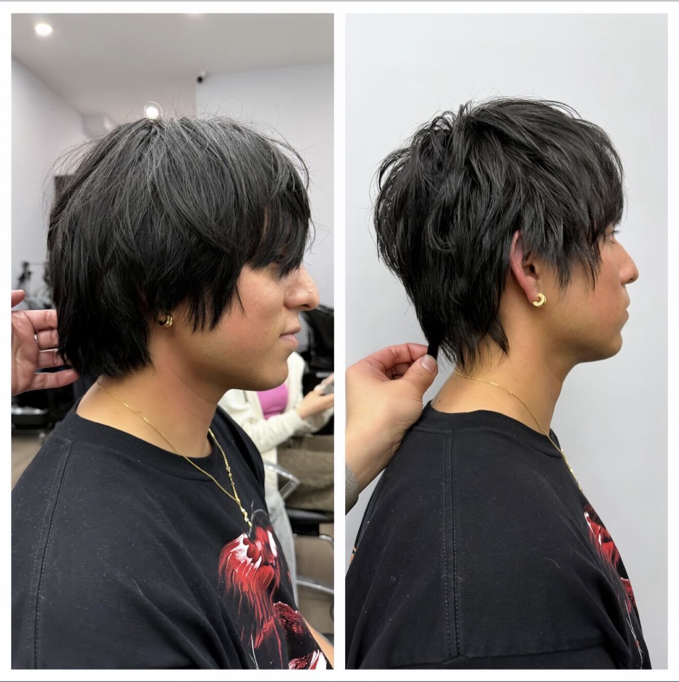 male haircut