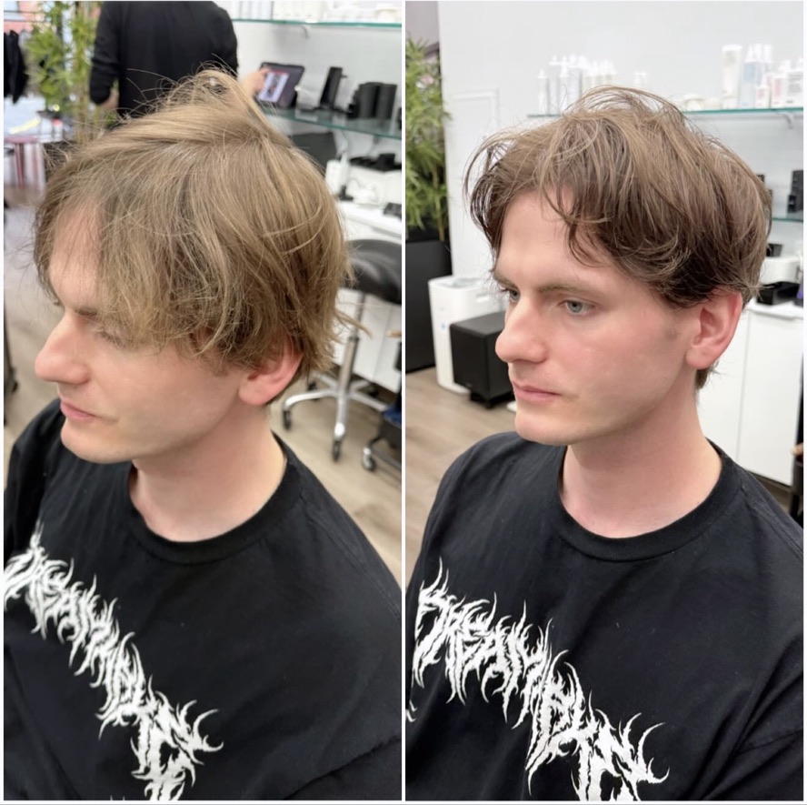 male haircut