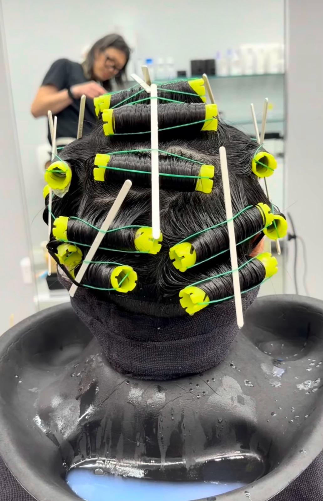 Cold Perm with rollers