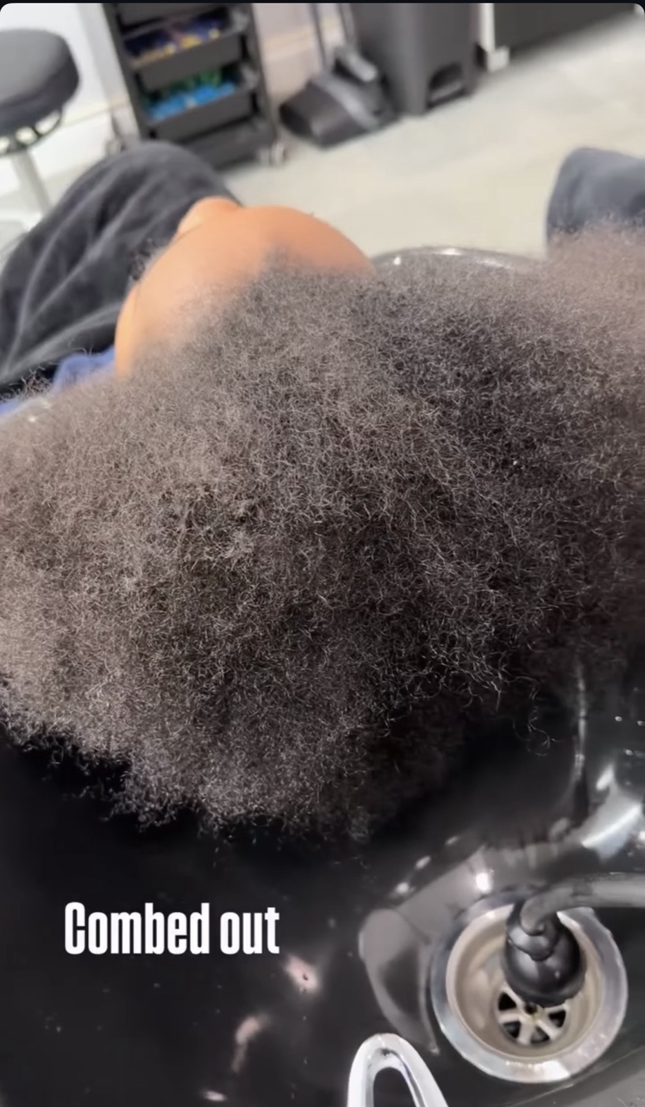combed out