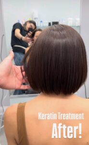 hair after keratin treatment